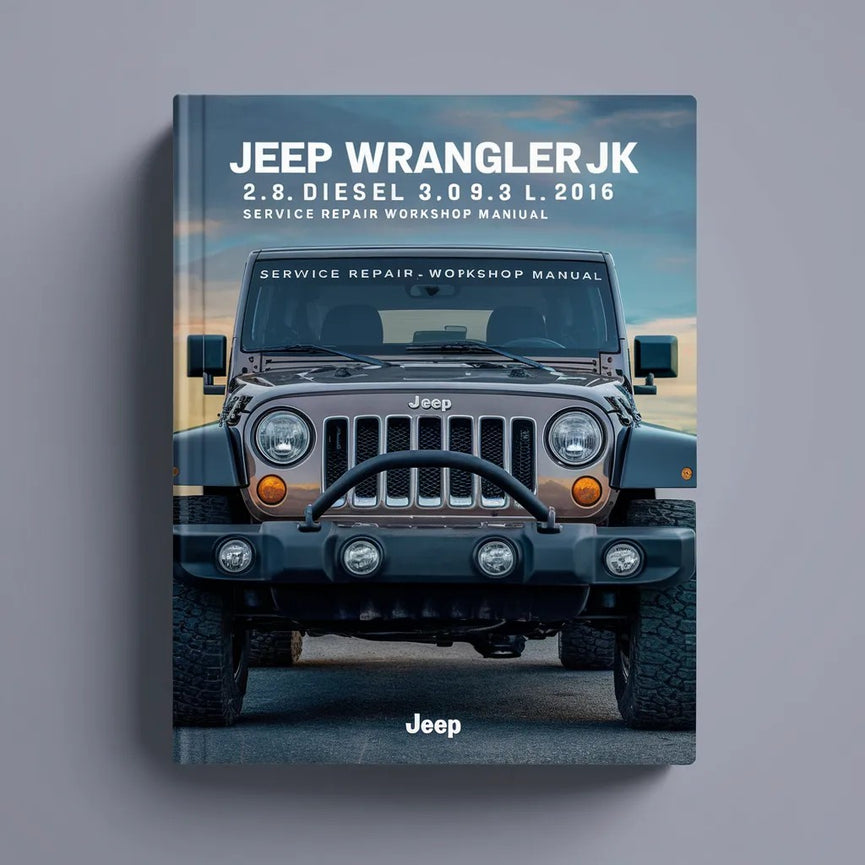 Manual de taller y servicio de Jeep Wrangler JK 2.8 Diesel 3.0L 3.6L 2016