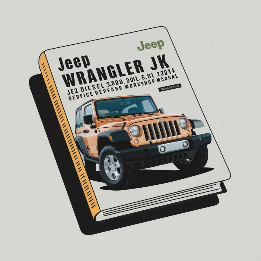 Manual de taller y servicio de Jeep Wrangler JK 2.8 Diesel 3.0L 3.6L 2014