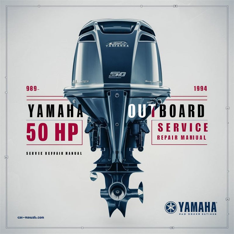 1989-1994 Yamaha 50 HP Outboard Service Repair Workshop Manual PDF