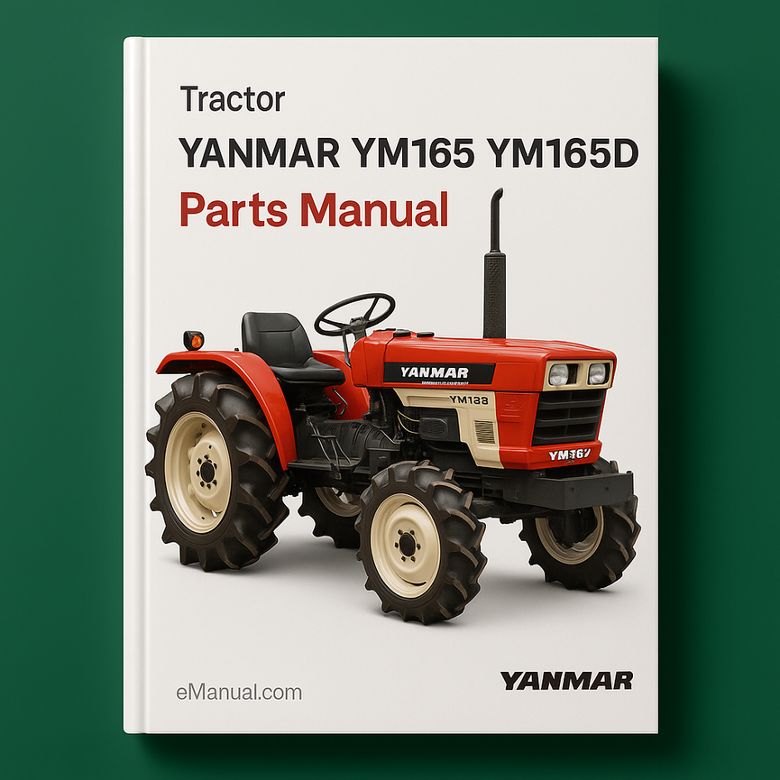 Yanmar YM165 YM165D Tractor Parts Manual Download PDF