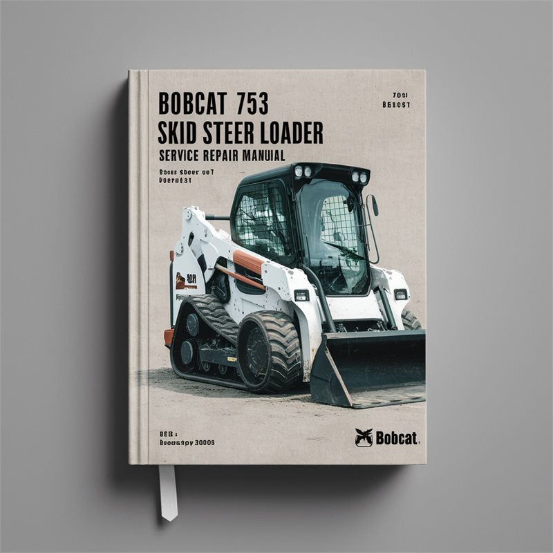 Bobcat 753 Skid Steer Loader Service Repair Workshop Manual PDF