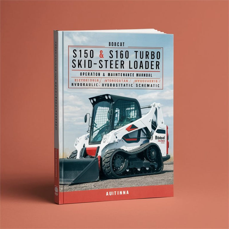 Bobcat S150 S160 SKID-STEER Loader Service Repair Workshop Manual PDF