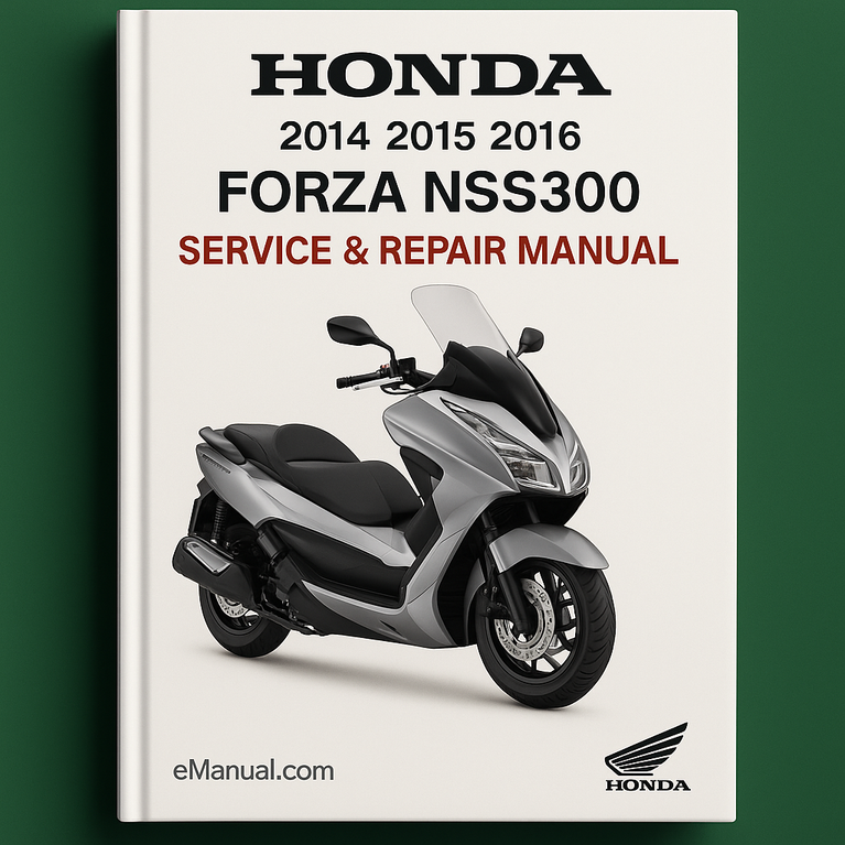 Honda 2014 2015 2016 Forza NSS300 Service Repair Manual