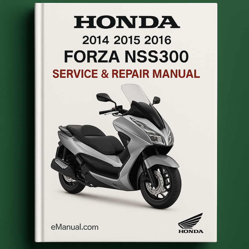 Honda 2014 2015 2016 Forza NSS300 Service Repair Manual