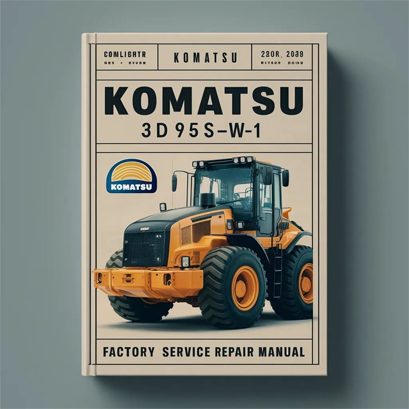 Komatsu 3d95s-w-1 Engine Service Repair Workshop Manual PDF