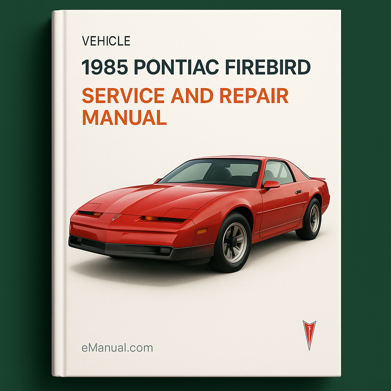 1985 Pontiac Firebird Service- und Reparaturhandbuch