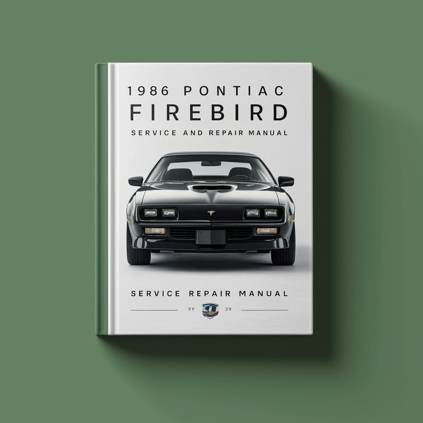 Manual de servicio y reparación de Pontiac Firebird 1986