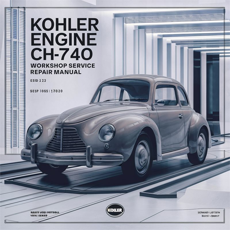 Kohler Command Pro Models Engine CH740 Service Repair Workshop Manual PDF