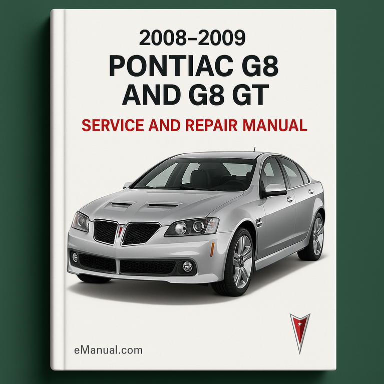 Wartungs- und Reparaturhandbuch für Pontiac G8 und G8 GT 2008-2009