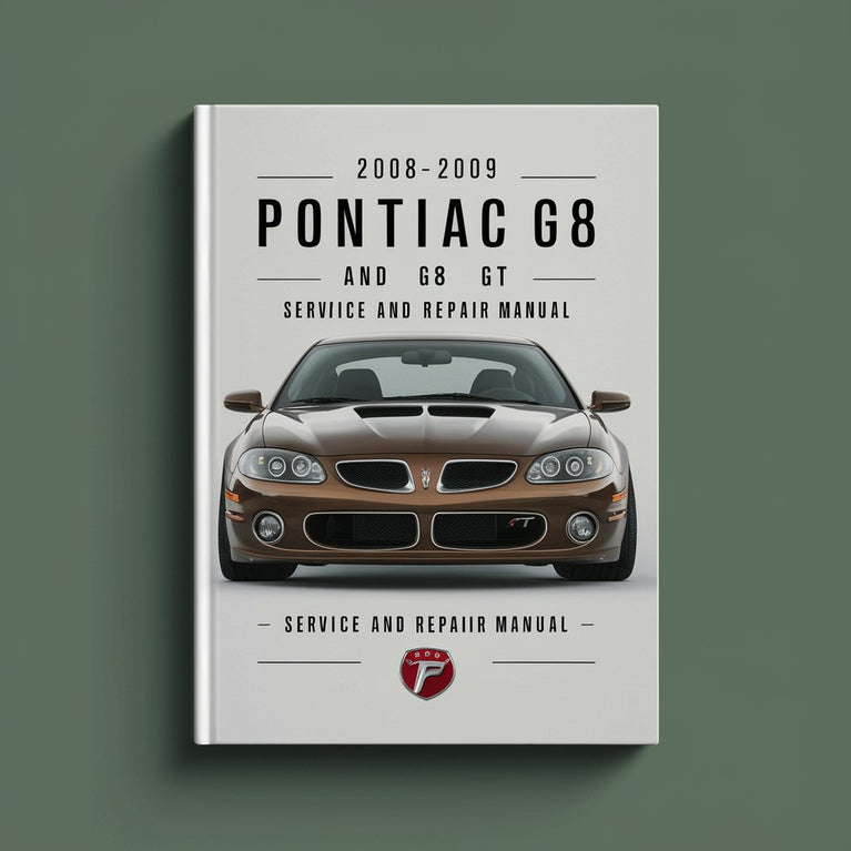 Manual de servicio y reparación de Pontiac G8 y G8 GT 2008-2009