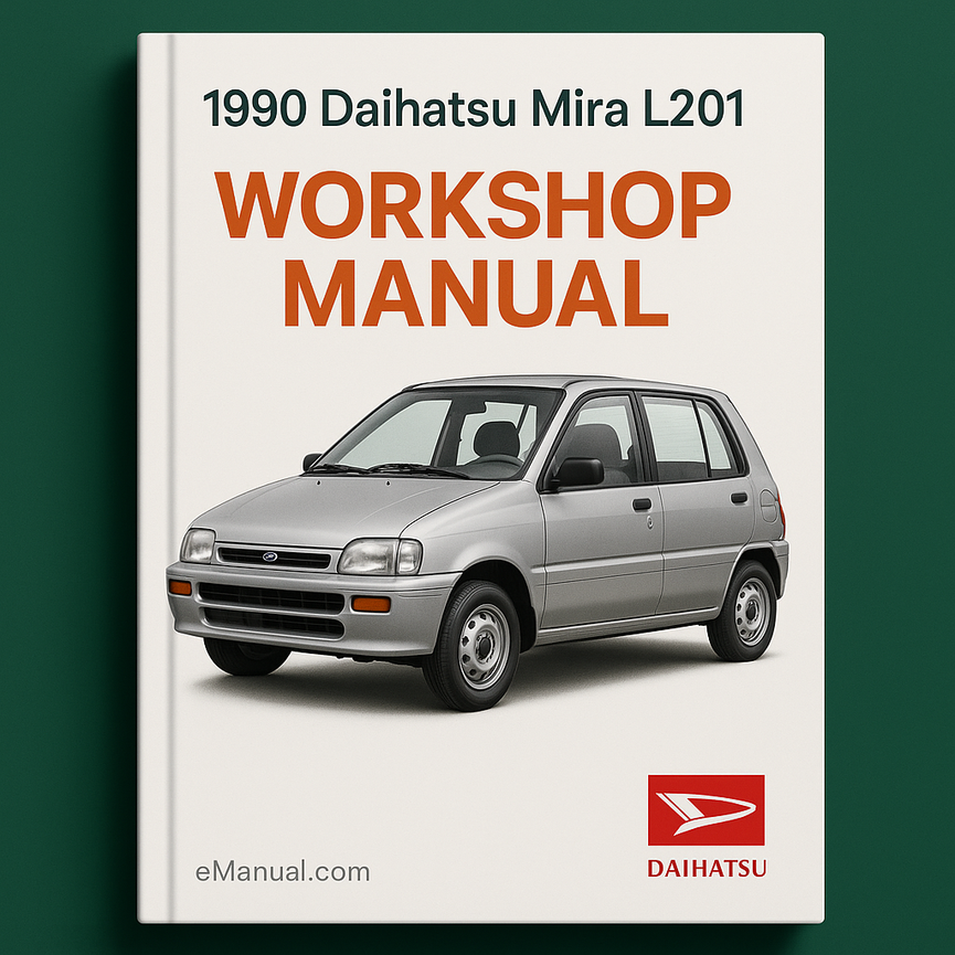 1990 Daihatsu Mira L201 Workshop Manual