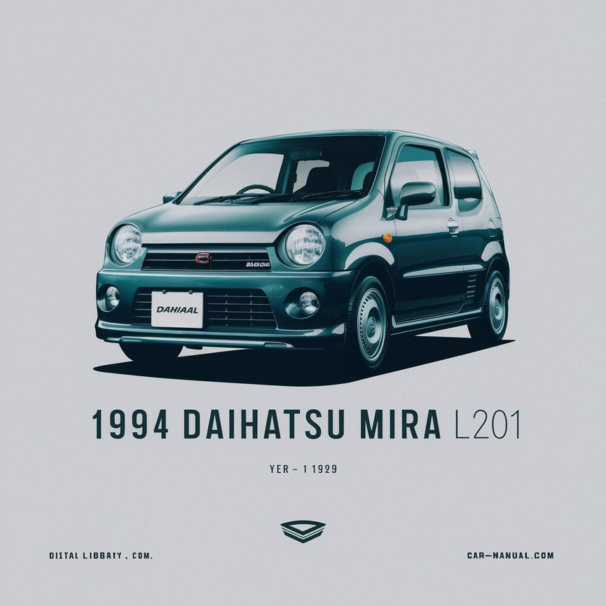 Manual de taller del Daihatsu Mira L201 1994