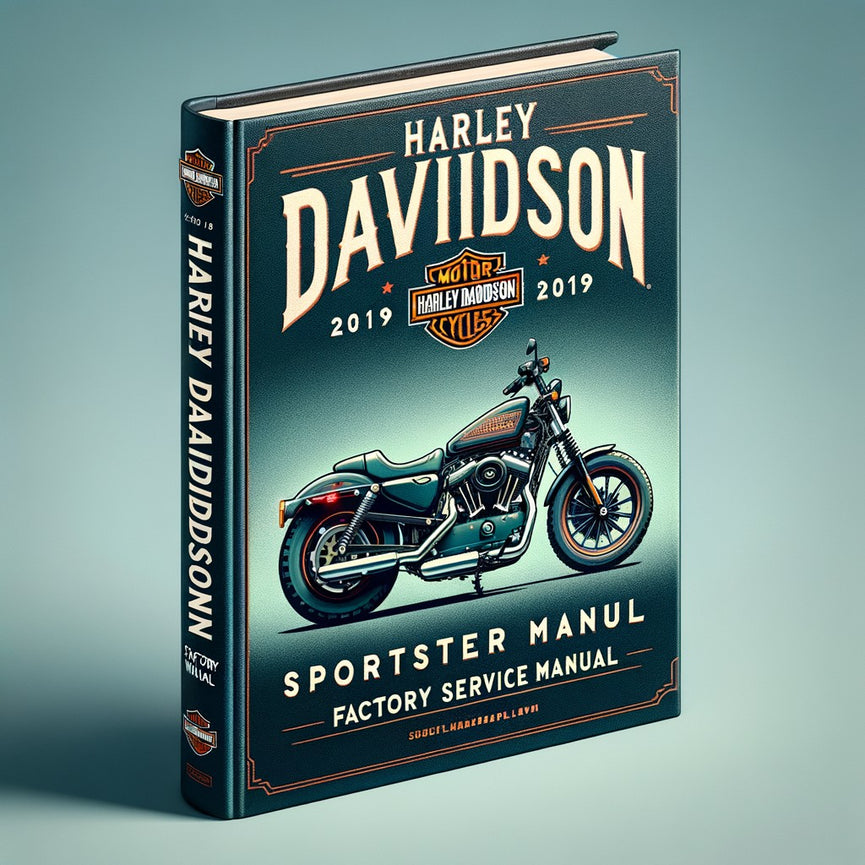 Manual de reparación y servicio de fábrica de Harley Davidson Sportster 2019