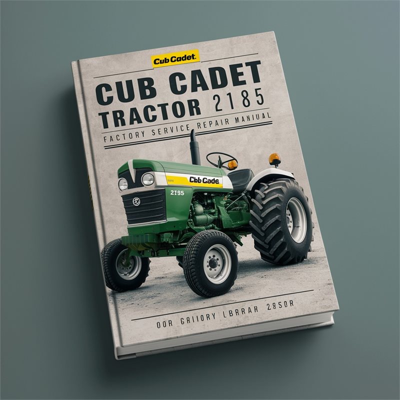 Cub Cadet Tractor 2185 Factory Service Repair Manual PDF