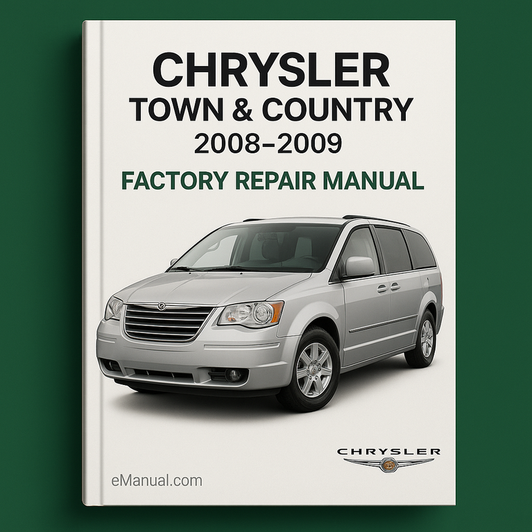Chrysler Town &amp; Country 2008 2009 Werksreparaturhandbuch