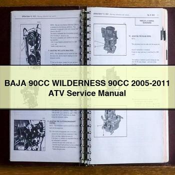 BAJA 90CC WILDERNESS 90CC 2005-2011 ATV Service Repair Manual