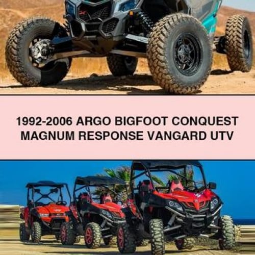 1992-2006 ARGO BIGFOOT CONQUEST MAGNUM RESPONSE VANGARD UTV