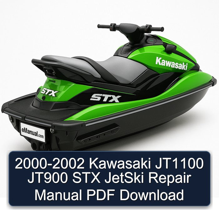 2000-2002 Kawasaki JT1100 JT900 STX Jetski Service Repair Workshop Manual PDF
