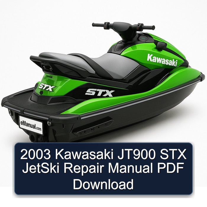 2003 Kawasaki JT900 STX Jetski Service Repair Workshop Manual PDF