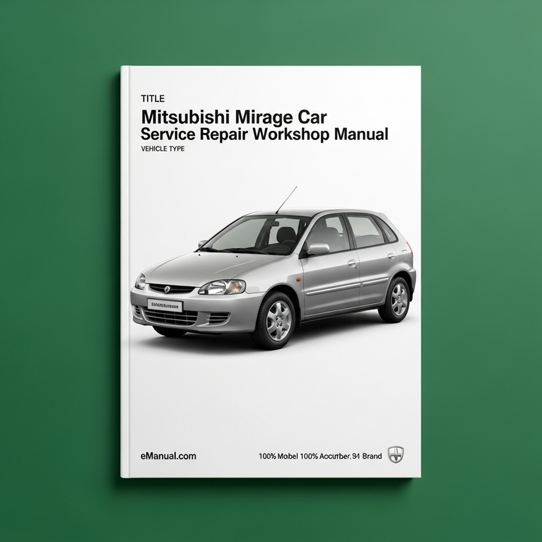1998-2003 Mitsubishi Mirage Service Repair Workshop Manual Download PDF