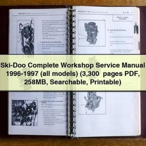 Ski-Doo Complete Workshop Service Manual 1996-1997 (all models) (3 300+ pages PDF 258MB Searchable Printable) Download