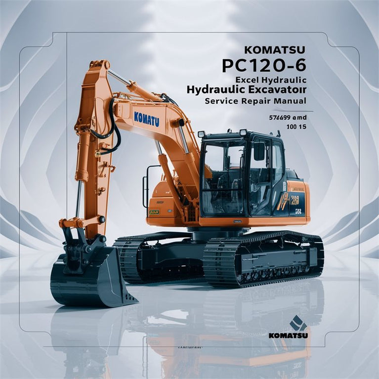 Komatsu PC120-6 Excel Hydraulic Excavator (serial Number: 57499 Up) Service Repair Workshop Manual PDF