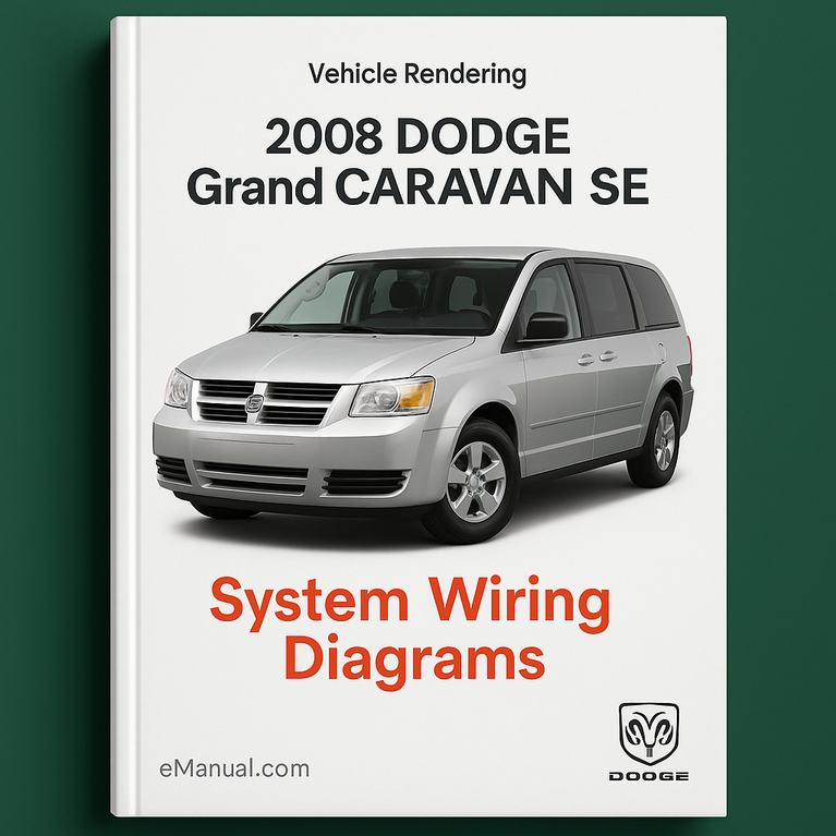 Diagramas de cableado del sistema del Dodge Grand CARAVAN SE 2008