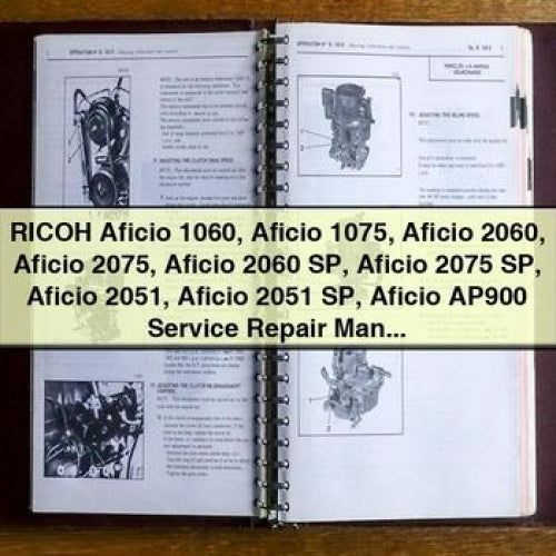 Ricoh Aficio 1060, 1075, 2060, 2075, 2051, AP900 Parts Catalog PDF