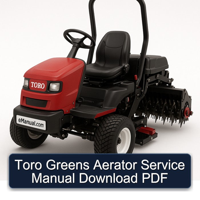 Toro Greens Aerator Service Repair Workshop Manual PDF