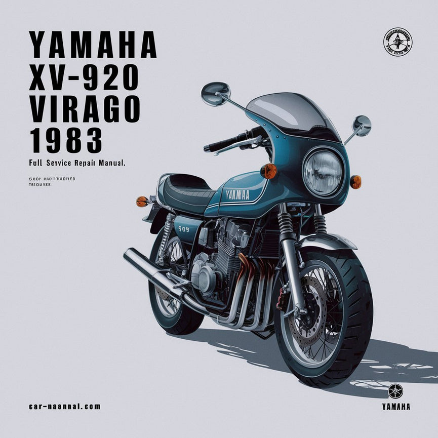 Manual de reparación y servicio completo de Yamaha Xv-920 Virago 1983