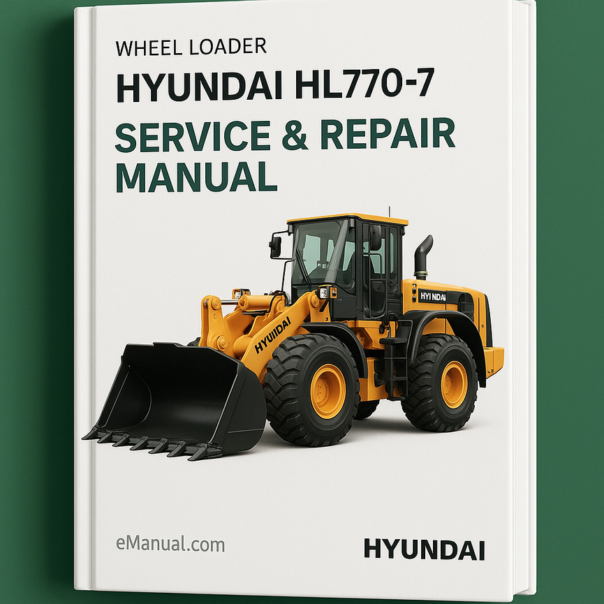 Hyundai HL770-7 Radlader Service-Reparaturhandbuch