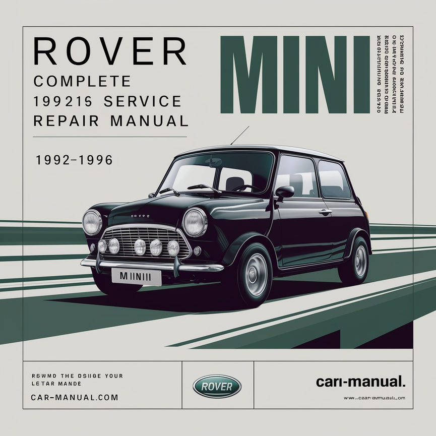 ROVER Mini Komplettes Service-Reparaturhandbuch 1992-1996