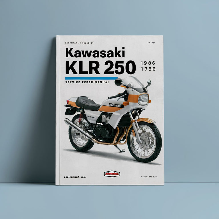 Manual de servicio y reparación de la Kawasaki KLR 250 KL250-D3 1986