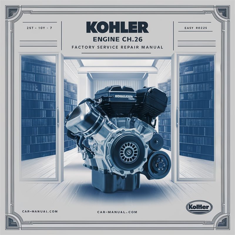 Kohler Command Pro Models Engine CH26 Service Repair Workshop Manual PDF