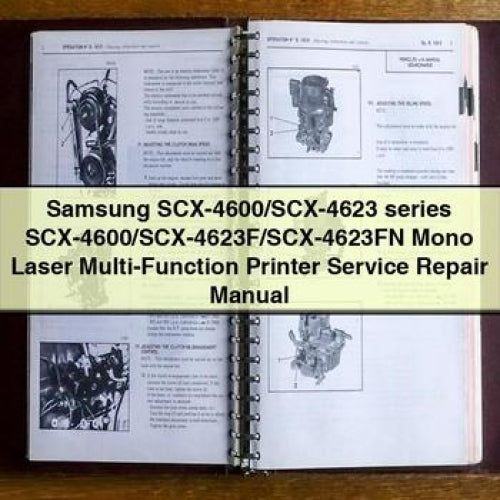 Samsung Scx-4600/scx-4623 Series Mono Laser Multi-function Printer Service Repair Workshop Manual PDF
