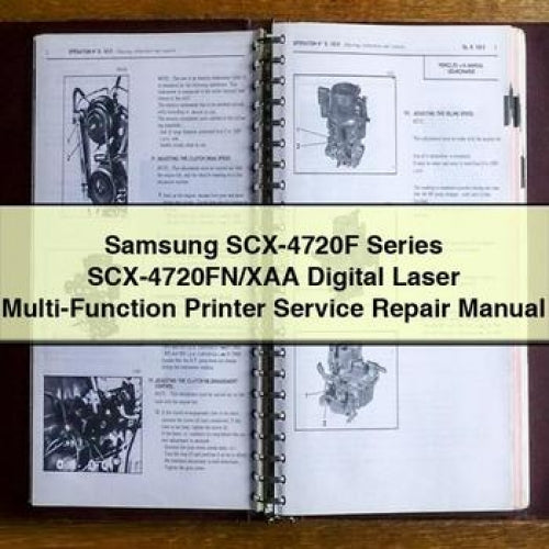 Samsung SCX-4720F Series Scx-4720fn/xaa Digital Laser Multi-function Printer Service Repair Workshop Manual PDF