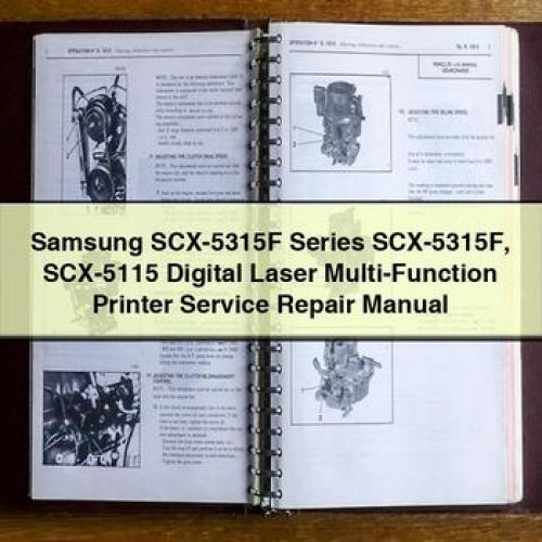 Samsung SCX-5315F Series SCX-5115 Digital Laser Multi-function Printer Service Repair Workshop Manual PDF