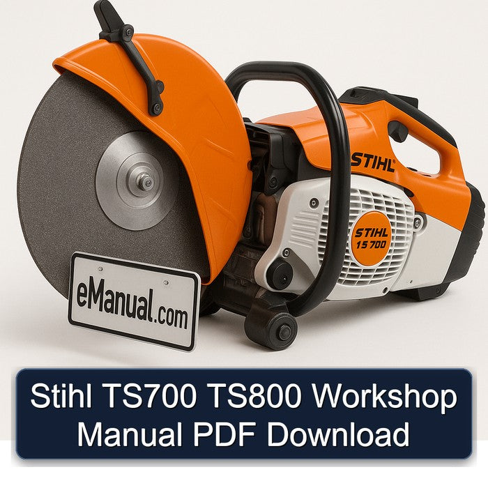 Stihl TS700 TS800 Service Repair Workshop Manual PDF