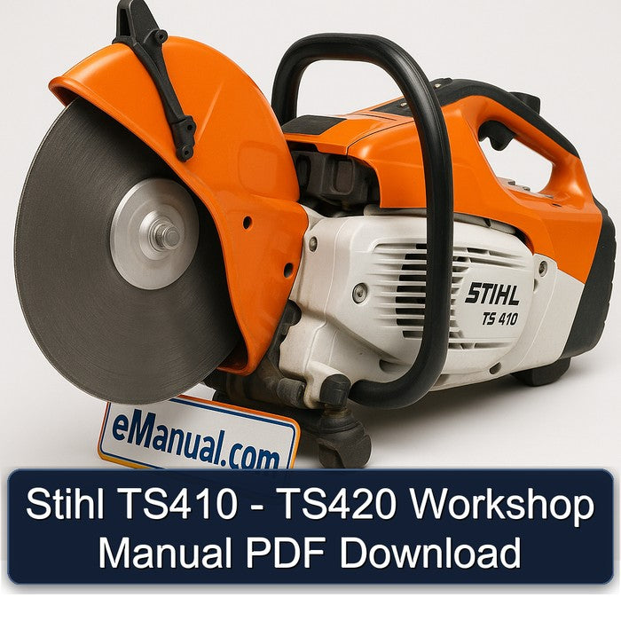 Stihl TS410 - TS420 Service Repair Workshop Manual PDF
