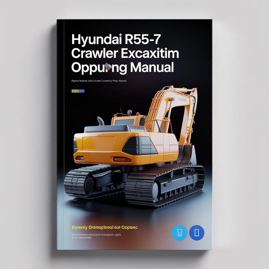 Hyundai R55-7 Crawler Excavator Operating Manual