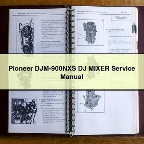 Pioneer Djm-900nxs DJ Mixer Service Repair Workshop Manual PDF