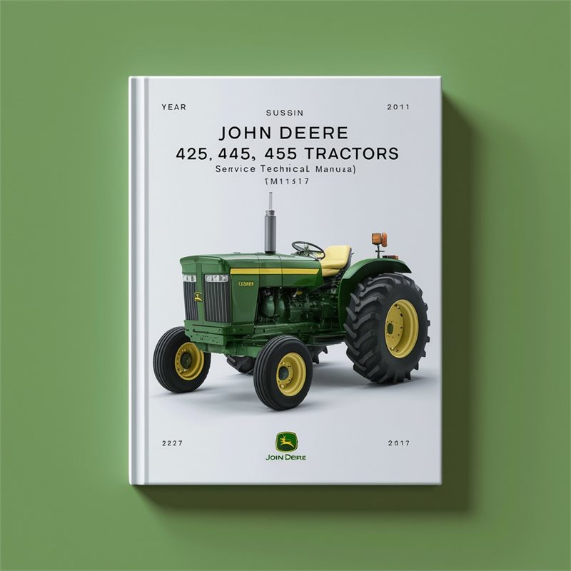 John Deere 425 445 455 Lawn & Garden Tractors Service Technical Manual(TM1517) PDF