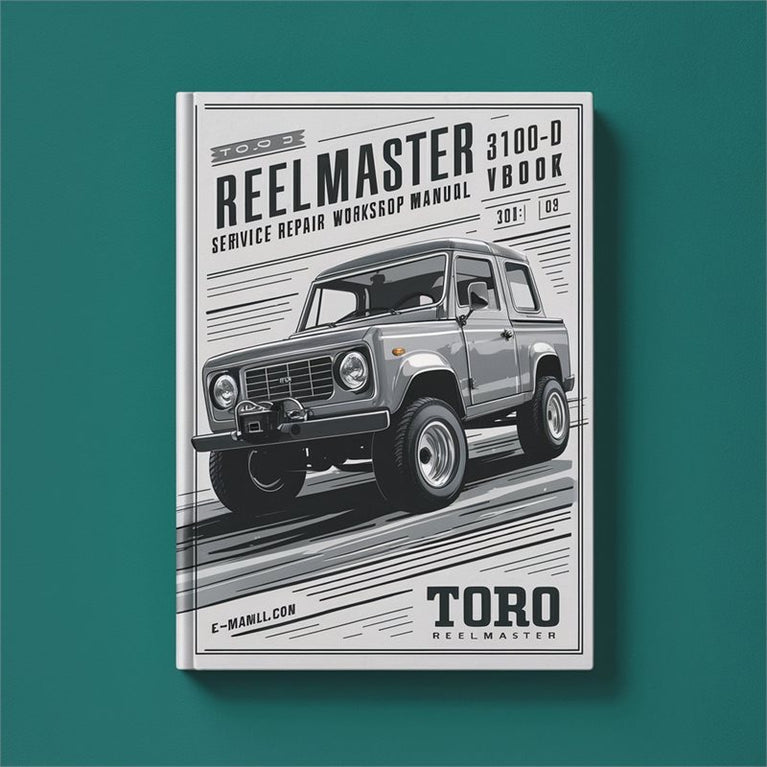 Toro Reelmaster 3100-D Service Repair Workshop Manual PDF