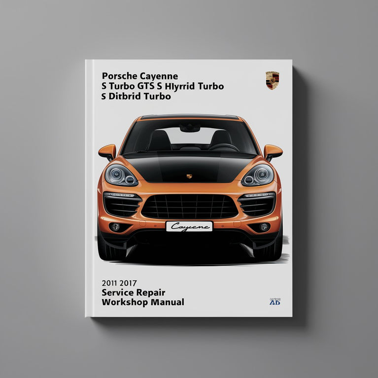 Manual de taller y servicio de Porsche Cayenne S Turbo GTS S Hybrid Turbo S Diesel S Diesel 2011-2017