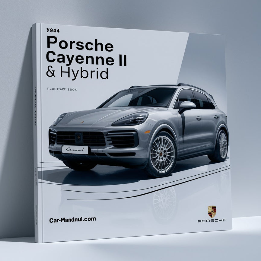 Porsche Cayenne II 92A &amp; Hybrid 2011-2017 (3 Handbücher-Set) Diagnoseteile &amp; Service-Reparatur-Werkstatthandbuch