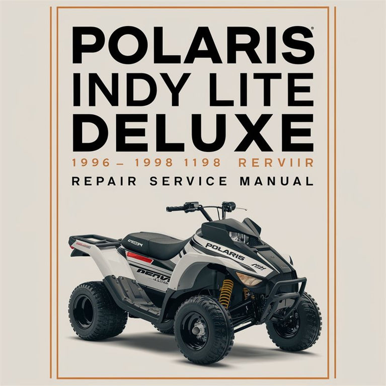 1996-1998 Polaris Indy Lite Deluxe Service Repair Workshop Manual PDF