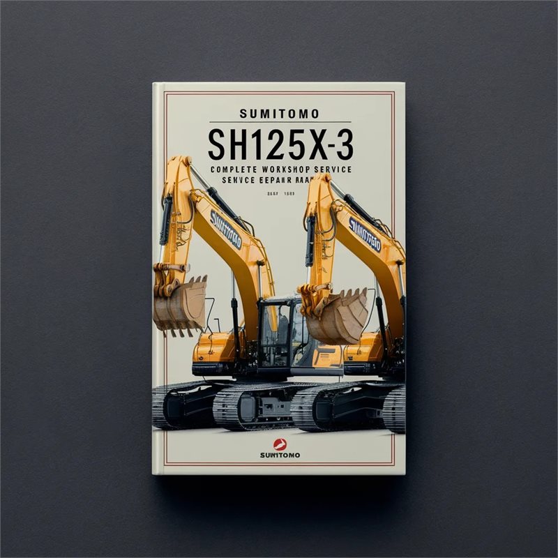 Sumitomo Sh125x-3 Sh135x-3 Excavator Service Repair Workshop Manual PDF