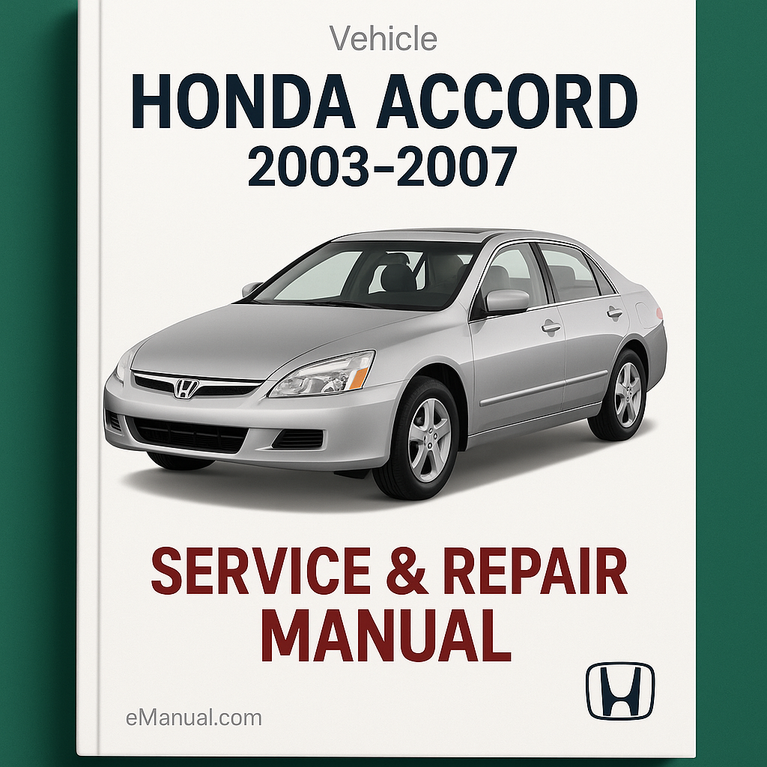 Honda Accord Service-Reparaturhandbuch 2003-2007