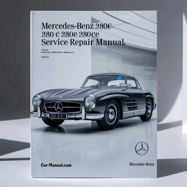 Manual de reparación y servicio de Mercedes-Benz 280 280c 280e 280ce 280s 280se (el FSM original contiene todo lo que necesitará para reparar y mantener su vehículo perfecto para hacerlo usted mismo)