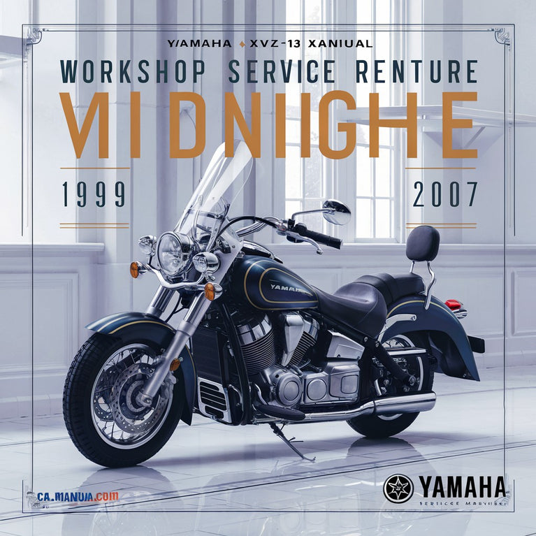 Yamaha XVZ13 XVZ1300 Royal Star Venture Midnight Motorrad Komplette Werkstatt Service Reparaturhandbuch 1999 2000 2001 2002 2003 2004 2005 2006 2007